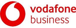 Vodafone Business logo, a supplier available through Abadi Group Inc